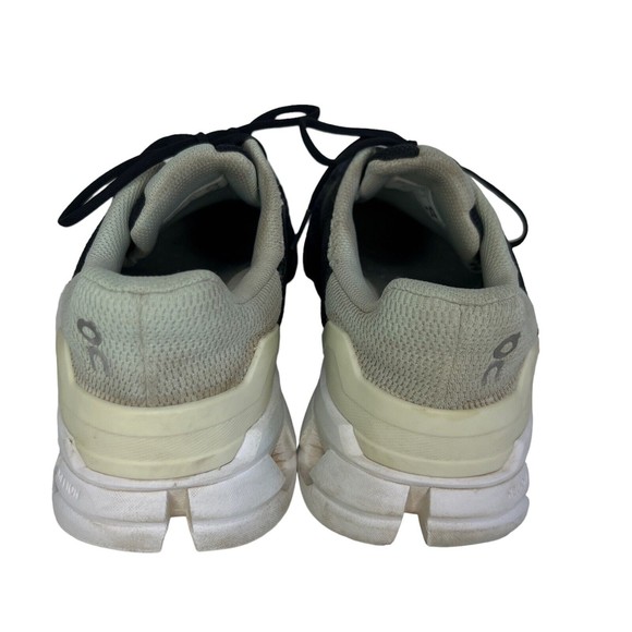 ON Cloudflyer Womens Size 9 Running Shoes Black White Mint Green - Picture 5 of 12